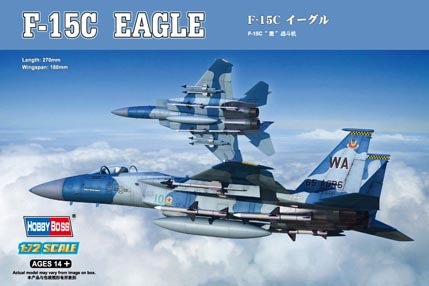 Hobby Boss Aircraft 1/72 F-15C Eagle Kit