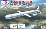 A Model From Russia 1/72 X55 & X55M (AS15 Kent Nato Code) Compact Strategic Cruise Missiles Kit