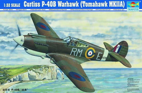Trumpeter Aircraft 1/32 P40B Warhawk (Tomahawk MkIIa) Aircraft Kit