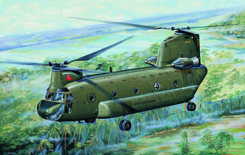 Trumpeter Aircraft 1/72 CH47A Chinook Medium-Lift Helicopter Kit