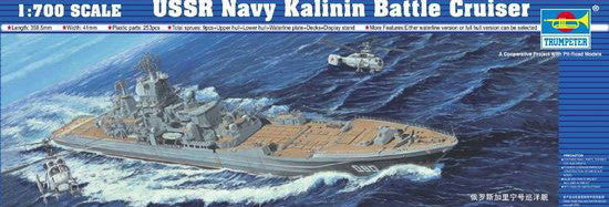 Trumpeter Ship Models 1/700 USSR Kalinin Soviet Navy Battle Cruiser Kit