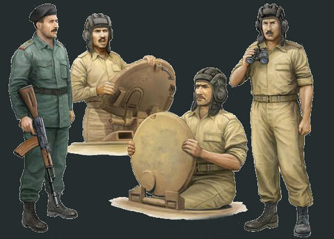 Trumpeter Military Models 1/35 Iraqi Tank Crew Figure Set (4) (New Tool) Kit