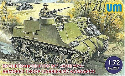 Unimodel Military 1/72 M7 Kangaroo Armored Troop Carrier Kit