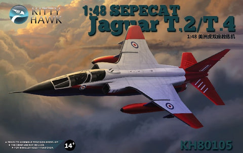 Kitty Hawk Aircraft 1/48 Sepecat Jaguar T2/T4 Aircraft Kit