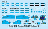 Trumpeter Aircraft 1/72 MiG31M Foxhound Russian Fighter Kit