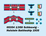 Trumpeter Ship Models 1/350 SMS Schleswig-Holstein Deutschland Class Battleship 1935 (New Tool) Kit