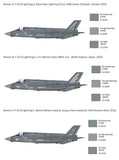 Italeri Aircraft 1/72 F35B Lightning II Jet Fighter V/STOL Version (New Tool) Kit