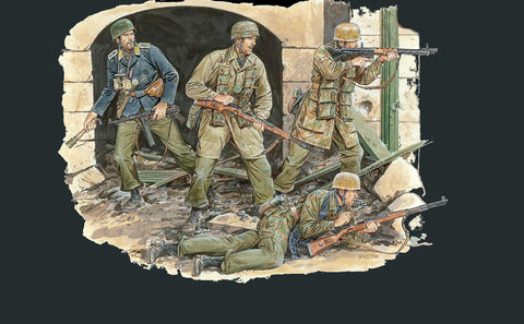 Dragon Military Models 1/35 German Fallschirmjager Monte Cassino 1944 (4) Kit