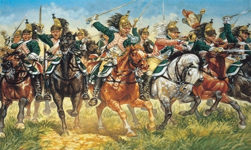 Italeri Military 1/72 Napoleonic War 1805-15: French Dragoons (17 Mounted Figures) Set