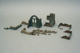 Italeri Military 1/72 WWII Ruin Wall Sections & Sandbags Kit