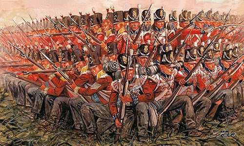 Italeri Military 1/72 Napoleonic War: British Infantry 1815 (48 Figures) Kit