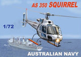 Mach-2 Aircraft 1/72 AS350 Squirrel Australian Navy/Army Helicopter Kit
