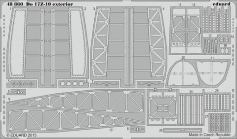 Eduard Details 1/48 Aircraft- Do17Z10 Exterior for ICM