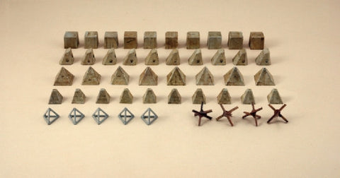 Italeri Military 1/72 Anti-Tank Obstacles Kit