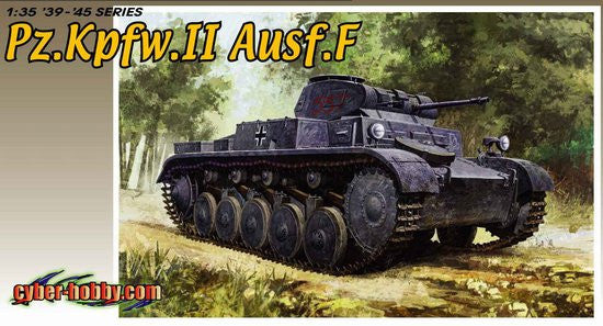 Cyber-Hobby Military 1/35 PzKpfw II Ausf F Tank Ltd. Edition Kit