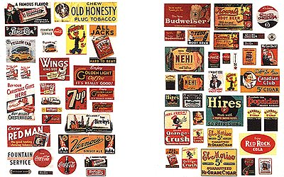 JL Innovative Design N 1930-50's Saloon/Tavern Posters/Signs Series II (62)
