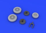 Eduard Details 1/48 Aircraft- A4E Wheels Early for EDU & HSG (Resin)