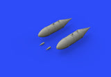 Eduard Details 1/48 Aircraft- WWII FAB 250 Soviet Bombs (Photo-etch & Resin)