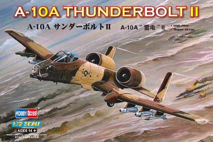 Hobby Boss Aircraft 1/72 A-10A Thunderbolt II Kit