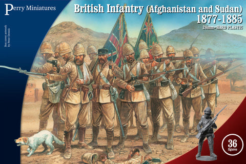 Perry Miniatures 28mm British Infantry in Afghanistan & Sudan 1877-85 (36)
