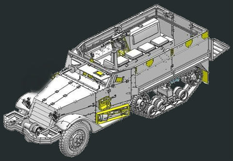 Dragon Military Models 1/35 IDF M3 Halftrack Smart Kit