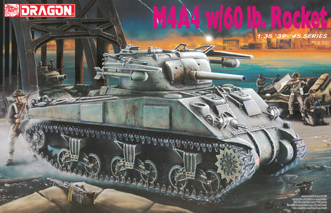 Dragon Military Models 1/35 M4A4 Tank w/60lb. Rocket Kit