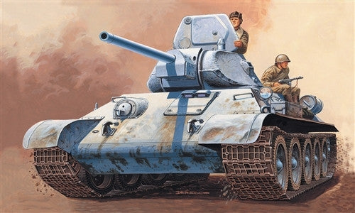 Italeri Military 1/72 T34/76 Russian Tank Kit