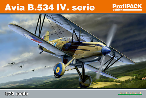 Eduard Details 1/72 Avia B534 IV Serie Aircraft Prof-Pack Kit