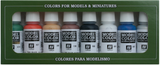 Vallejo Acrylic 17ml  Bottle Wargame Basics Model Color Paint Set (8 Colors)