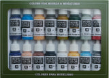 Vallejo Acrylic 17ml Bottle American Civil War Model Color Paint Set (16 Colors)