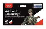 Vallejo Acrylic 17ml  Bottle Waffen SS Camouflage Model Color Paint Set (8 Colors)