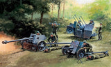 Italeri Military 1/72 German Gun Set: Pak 37, Pak 40, Flak 38 Kit