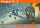 Eduard Aircraft 1/72 Nieuport Ni17 BiPlane Dual Combo Ltd Edition Kit