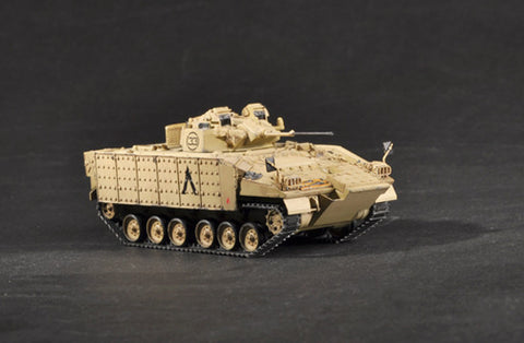 Trumpeter Military Models 1/72 British Warrior Tracked Mechanized Combat Vehicle Up-Armored Kit