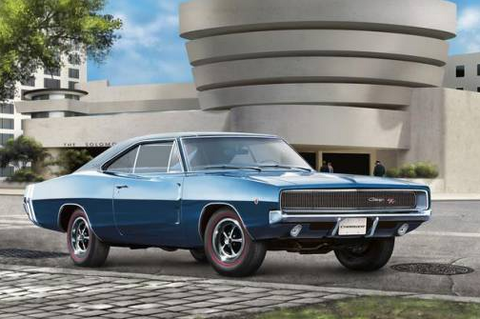 Revell Germany Model Cars 1/25 1968 Dodge Charger R/T Kit