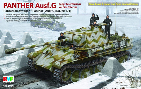Rye Field 1/35 Panther Ausf.G w/Full Interior Limited Edition Kit