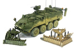 AFV Club Military 1/35 Stryker M1132 (ESV) Engineer Support Vehicle w/Surface Mine Plow Kit