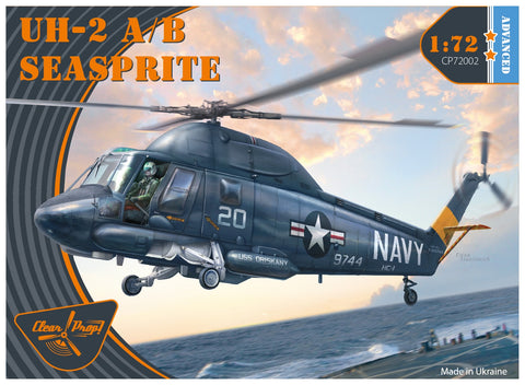 Clear Prop 1/72 UH2A/B Seasprite USN Helicopter (Advanced) Kit