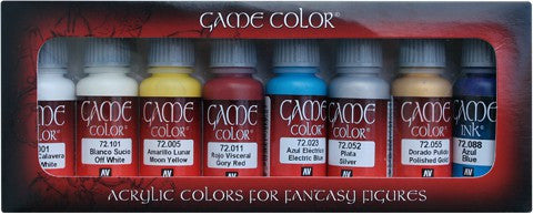 Vallejo Acrylic 17ml Bottle High Elves Game Color Paint Set (8 Colors)