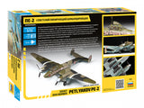 Zvezda Aircraft 1/72 Soviet Petlyakov Pe2 Bomber (New Tool) Kit