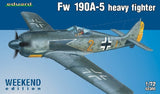 Eduard Aircraft 1/72 Fw190A5 Heavy Fighter Wkd. Edition Kit
