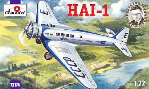 A Model From Russia 1/72 HAI1 Low Wing Passenger Aircraft Kit