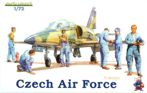 Eduard Aircraft 1/72 Czech Air Force Personnel (6) Kit