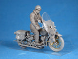 MiniArt Military Models 1/35 US Motorcycle WLA w/Rider Kit