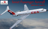 A Model From Russia 1/72 Tu134A NATO Code Crusty-A Soviet CSA Passenger Airliner Kit