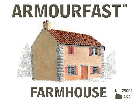 Armourfast Military 1/72 2-Story Farm House Kit
