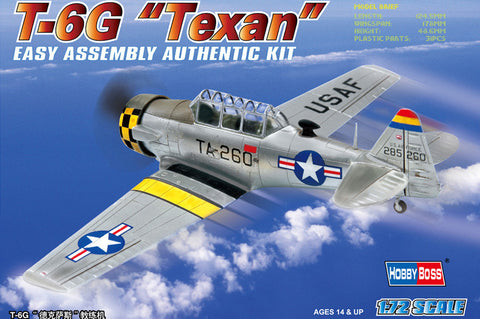 Hobby Boss Aircraft 1/72 American T-6G Texan Kit