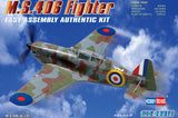 Hobby Boss Aircraft 1/72 French Ms.406 Fighter Kit