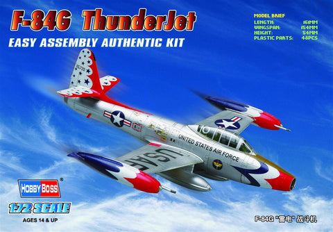 Hobby Boss Aircraft 1/72 F-84G Thunder Jet Kit