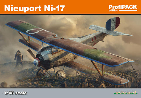 Eduard Aircraft 1/48 Nieuport Ni17 BiPlane Fighter Profi-Pack Kit